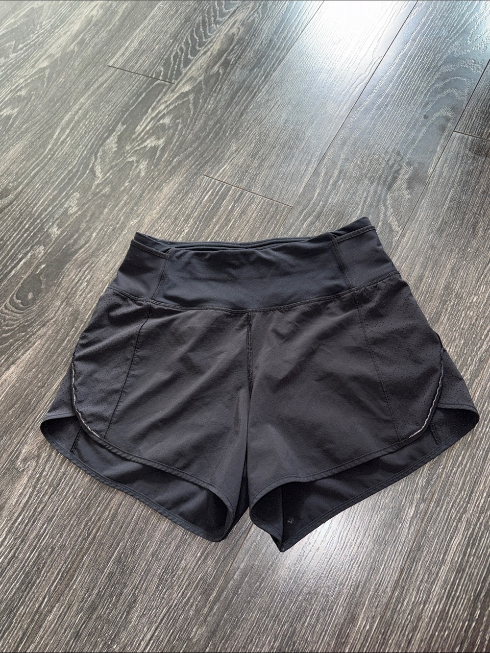 Lululemon Black Athletic Running Shorts